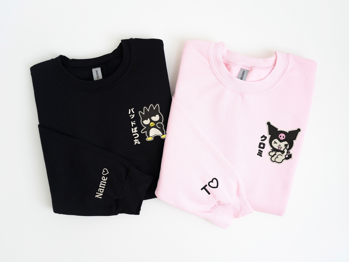 Badtz and Kuromi Embroidered Sweatshirt