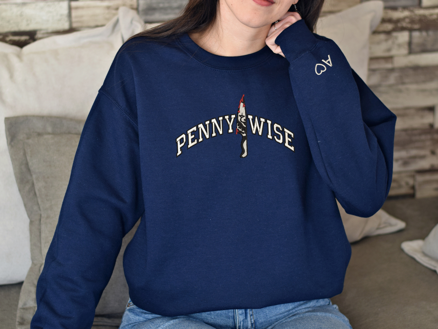 Slashers - Horror Movie Embroidered Sweatshirt, Jason, Chucky, Micheal Myers, SAW