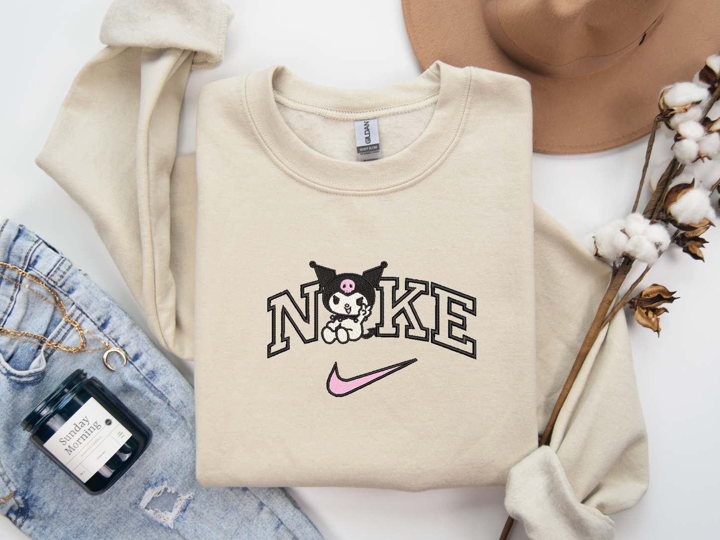 Kuromi Swoosh v2 Embroidered Sweatshirt