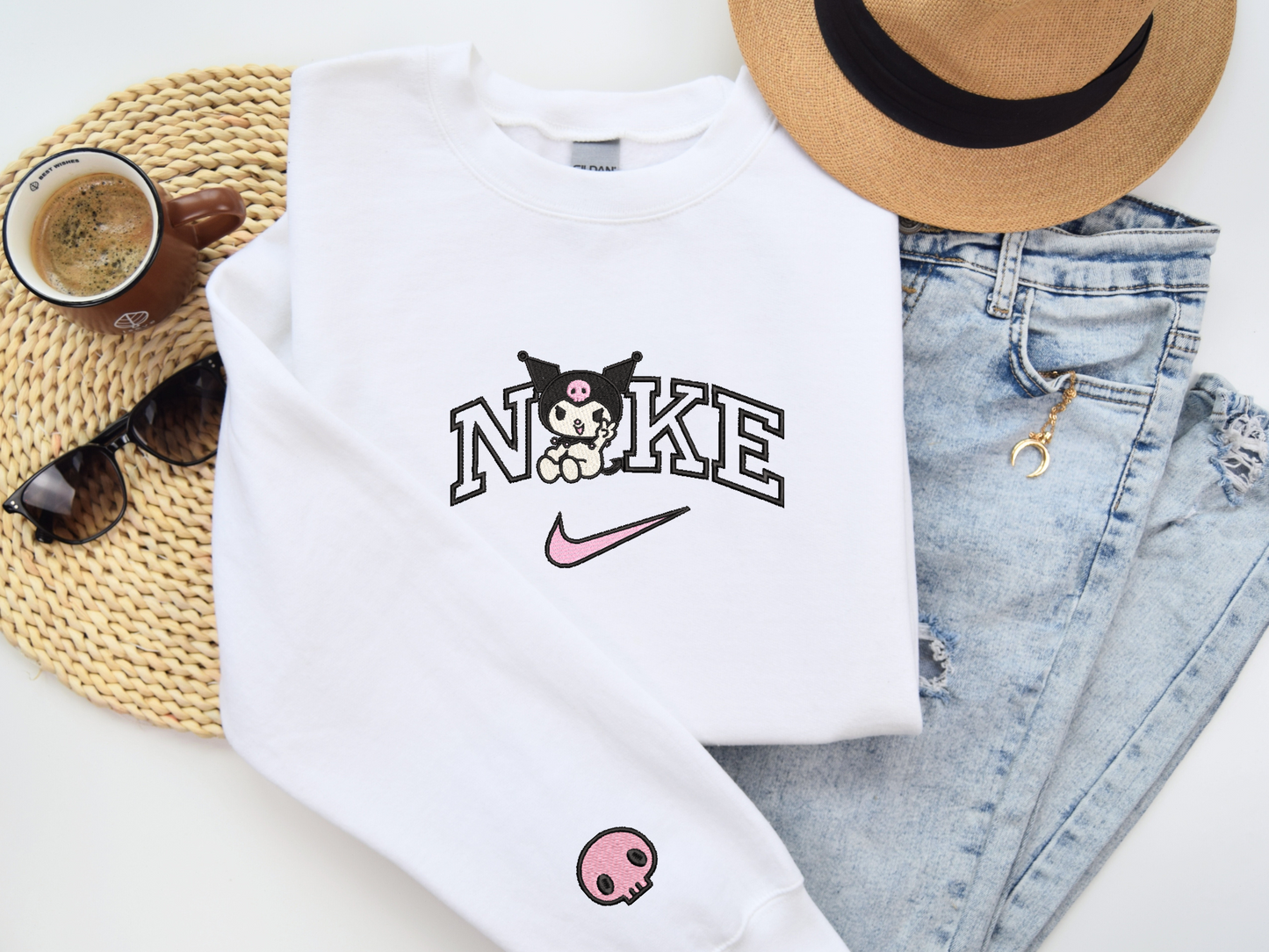 Kuromi Swoosh v2 Embroidered Sweatshirt