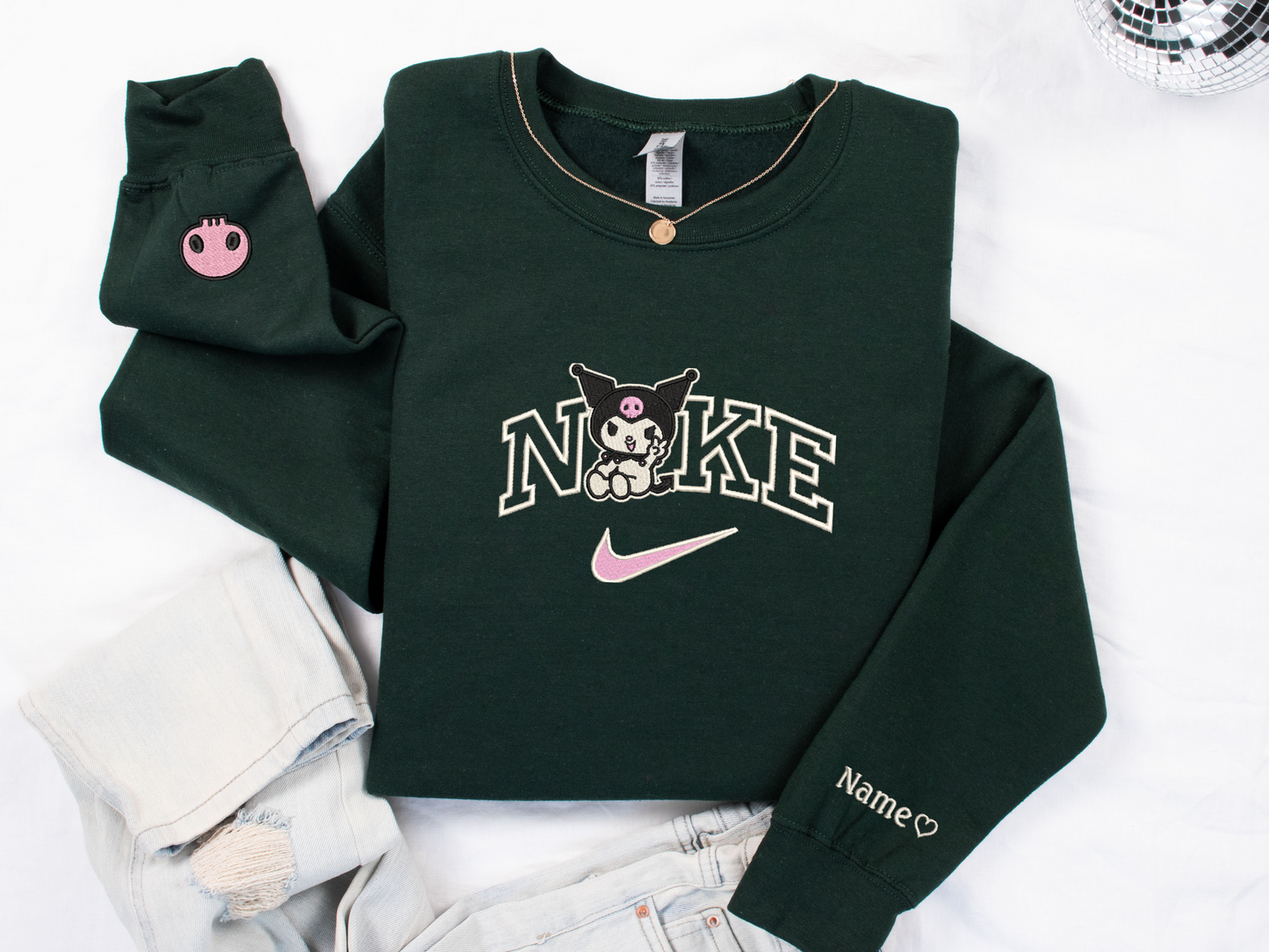 Kuromi Swoosh v2 Embroidered Sweatshirt