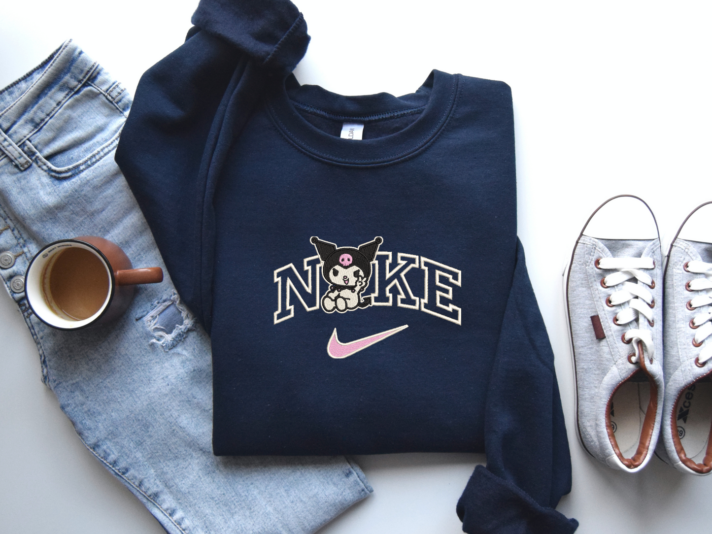 Kuromi Swoosh v2 Embroidered Sweatshirt