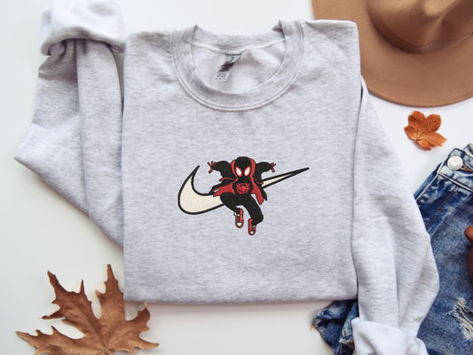 Spiderman Embroidered Sweatshirt