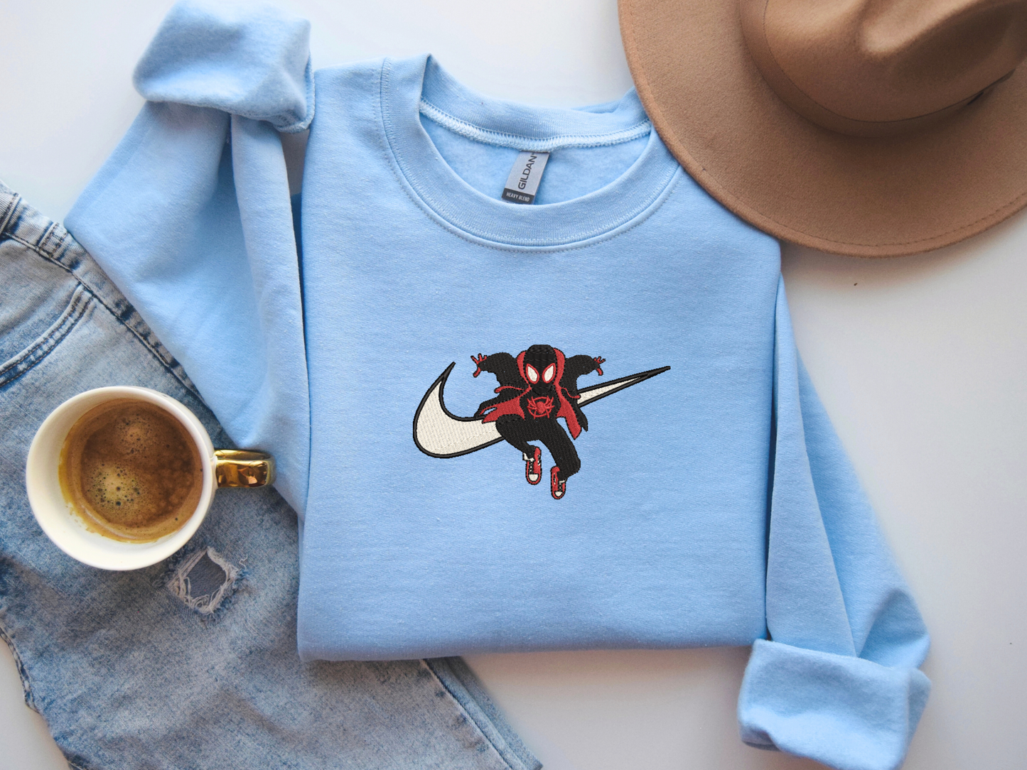 Spiderman Embroidered Sweatshirt