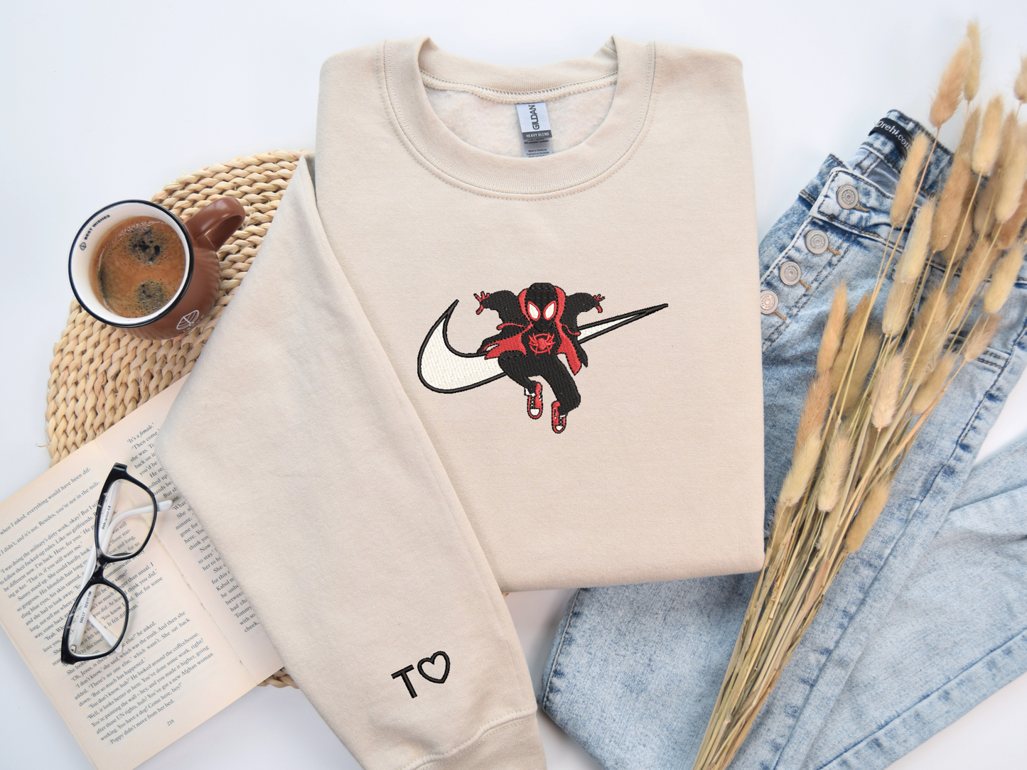 Spiderman Embroidered Sweatshirt